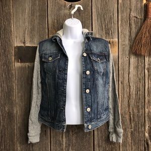 Hooded Denim Jacket